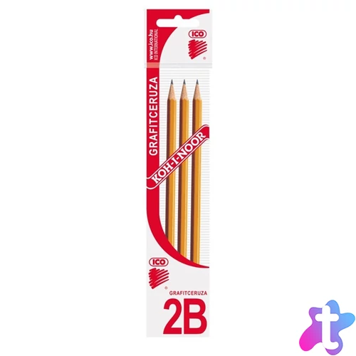 Koh-I-Noor 1770 2B 3db-os grafitceruza