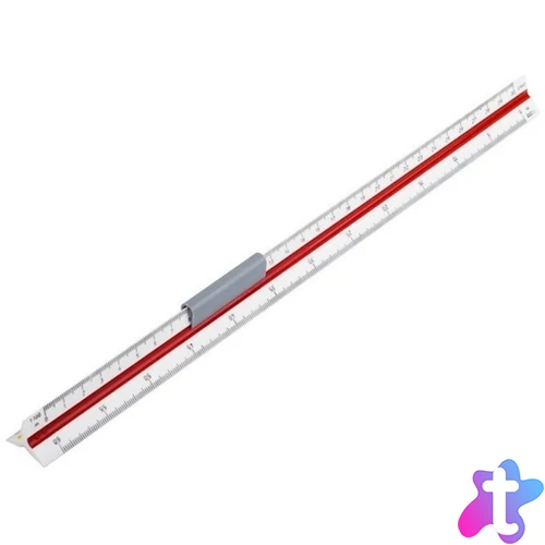 Koh-I-Noor 715004 30cm-es 602 építőipari léptékvonalzó