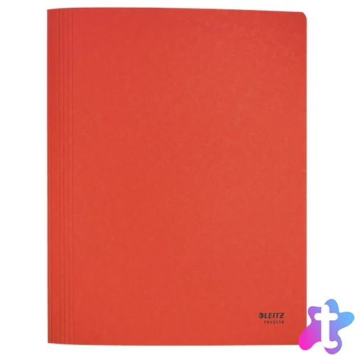 Leitz Recycle A4 karton piros gyorsfűző