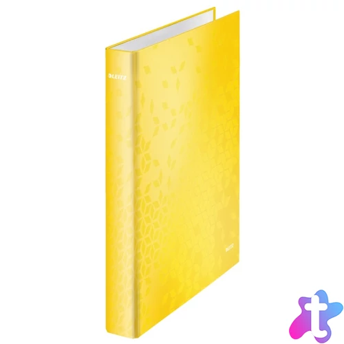 Leitz Wow A4 2 gyűrűs sárga gyűrűskönyv