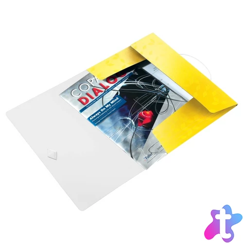 Leitz Wow PP sárga gumis mappa