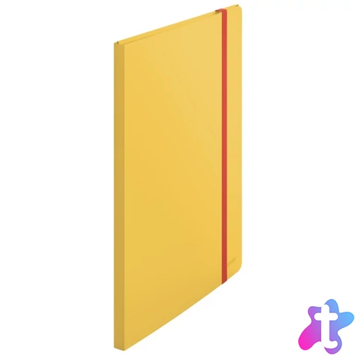 Leitz COSY PP meleg sárga pólyás iratvédő mappa