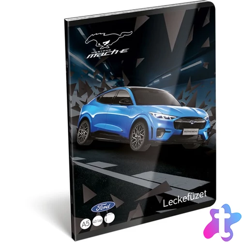 Lizzy Ford Mustang Lightning 22972013 FSC A5 40 lapos tűzött lecke füzet