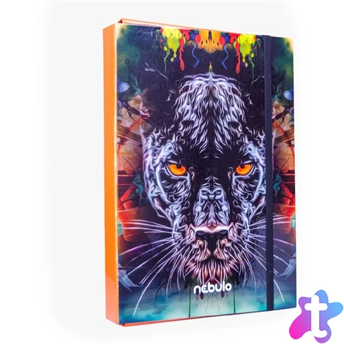 Nebulo Fekete párduc A4 füzetbox