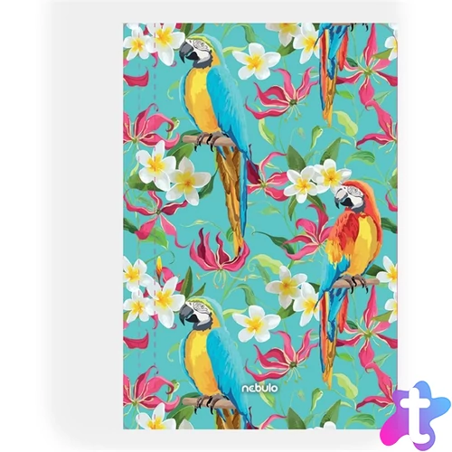 Nebulo Papagáj A4 gumismappa
