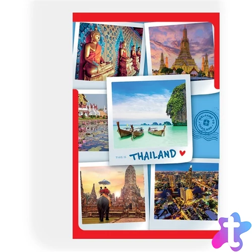 Nebulo Thaiföld A4 gumismappa