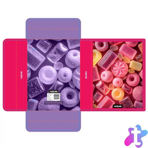 Nebulo Candy A5 hullámkarton füzetbox