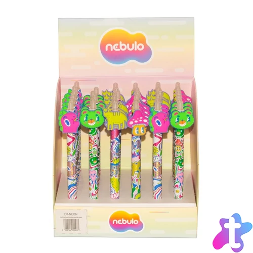 Nebulo Mushroom Forest radírozható nyomógombos zselés toll