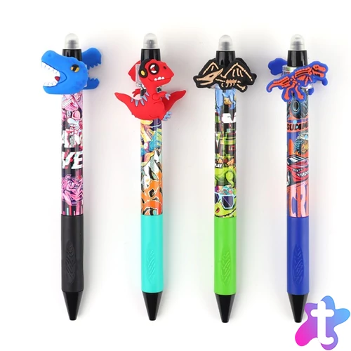 Nebulo Mérges dino radírozható nyomógombos zselés toll