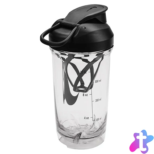 Nike 25 101.2242.910.16 átlátszó fekete shaker kulacs