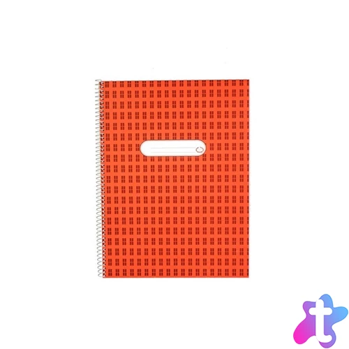 Novum A4 80 lapos fr.kockás spirálfüzet