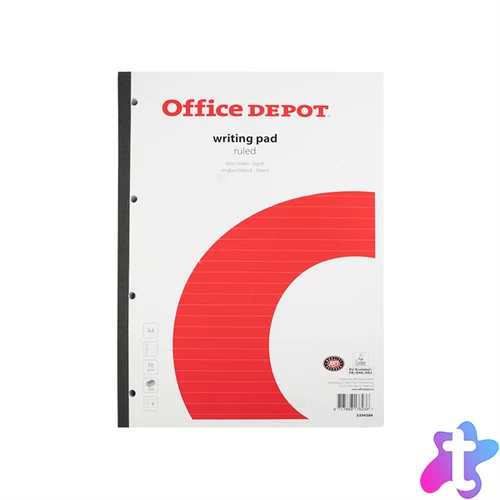 Office Depot A4 200 lapos vonalas beírókönyv