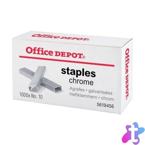 Office Depot No.10 1000db/cs fűzőkapocs