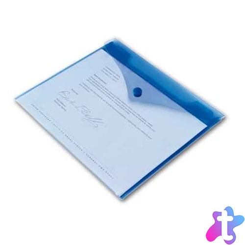 Office Depot A4 fekvő 5db/cs áttetsző kék irattasak