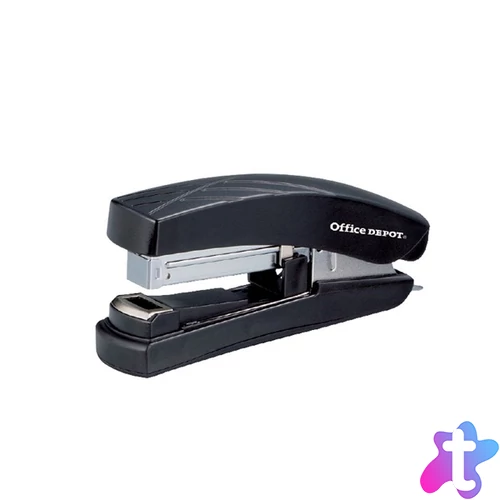 Office Depot 30 flat-clinch fekete/kék fűzőgép