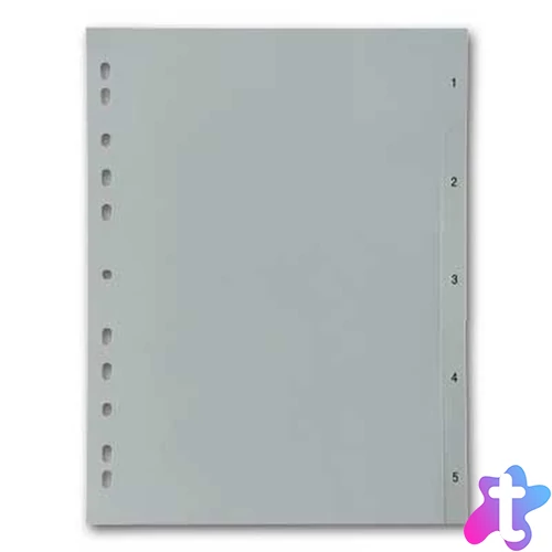 Office Depot A4 1-5 műanyag regiszter