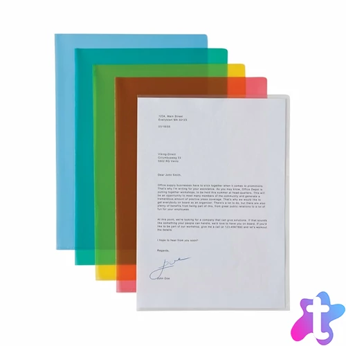 Office Depot 145mikron vegyes színű 25db/cs genotherm