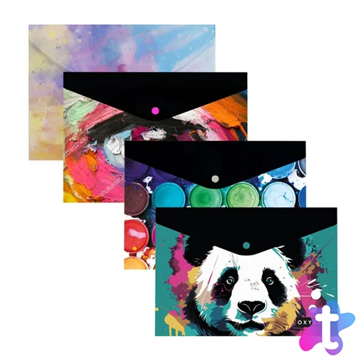 Oxybag PP A5 vegyes mintás patentos tasak