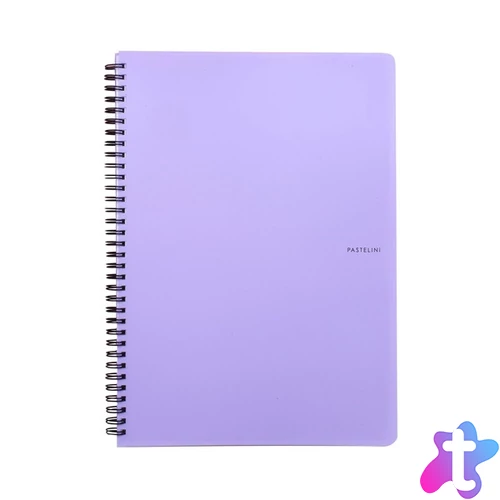 Oxybag Pastelini Lilac A4 60 lapos vonalas spirálfüzet