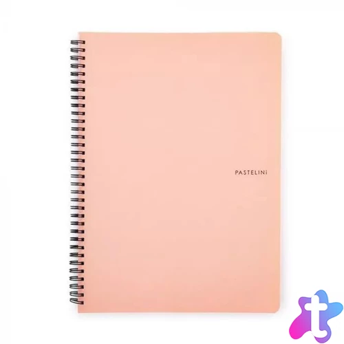 Oxybag Pastelini Apricot A4 60 lapos vonalas spirálfüzet