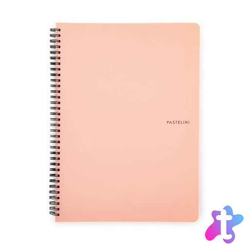 Oxybag Pastelini Apricot A5 60 lapos vonalas spirálfüzet