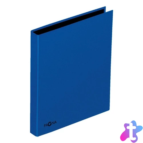 Pagna A4 nyomtatott karton 25mm 4 gyűrű kék gyűrűs mappa