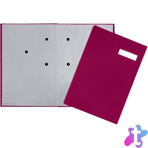 Pagna 20 rekeszes piros aláírókönyv