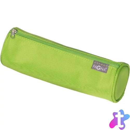 Pagna 22x8cm hengeres világoszöld tolltartó