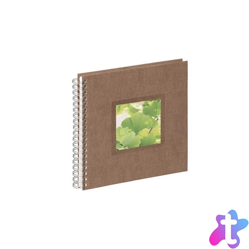 Pagna Nature Ginkgo 24x25cm szövet spirálos barna fotóalbum