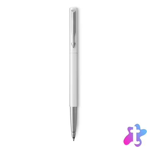 Parker Royal Vector 2025456 ezüst klipszes fehér rollertoll