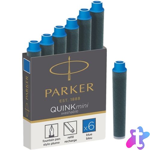 Parker Royal 6db rövid kék tintapatron