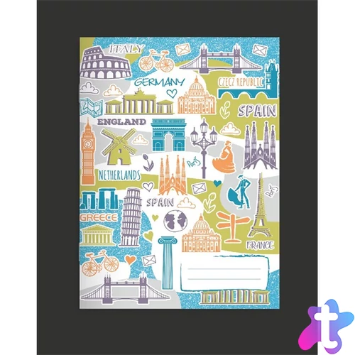 Pátria Design  A4 szótár füzet