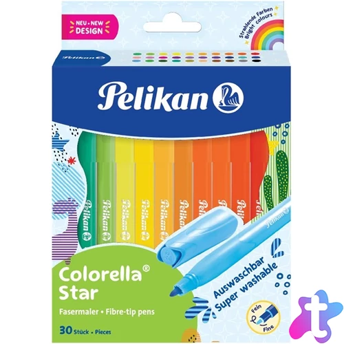 Pelikan Colorella Star C302 30 színű filctoll készlet