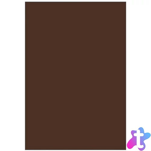 Kreatív A4 2mm sötétbarna dekorgumilap