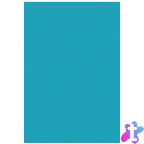 Kreatív A4 2mm türkizkék dekorgumilap