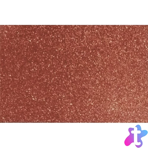 Kreatív 20x30cm öntapadós 2mm glitteres bronz dekorgumilap