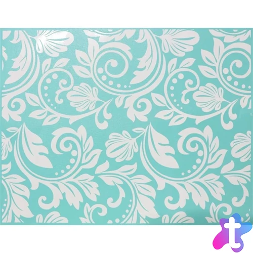 Pentart Rokokó 1. 21,5x27,5 cm szita stencil