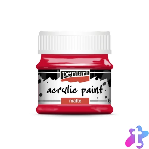 Pentart matt 50 ml rúzspiros akrilfesték