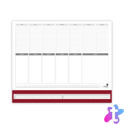 Period 2026 59x41 cm bordó könyöklő