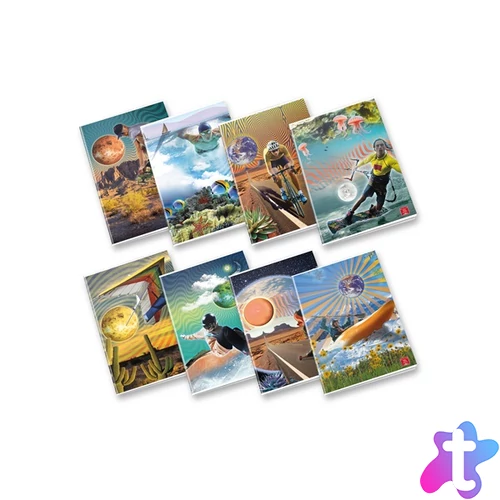 Pigna Dream Sport A4 tűzött 42 lapos vonalas füzet