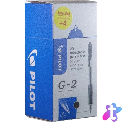 Pilot G-2 20 db/csomag fekete zseléstoll
