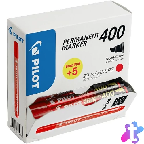 Pilot BT 400 20 db/csomag piros permanent marker