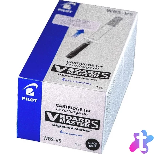 Pilot BeGreen V-Board Master S 12 db/csomag fekete táblamarker betét