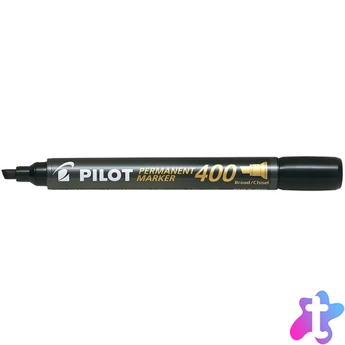 Pilot 400 vágott hegyű fekete alkoholos filc