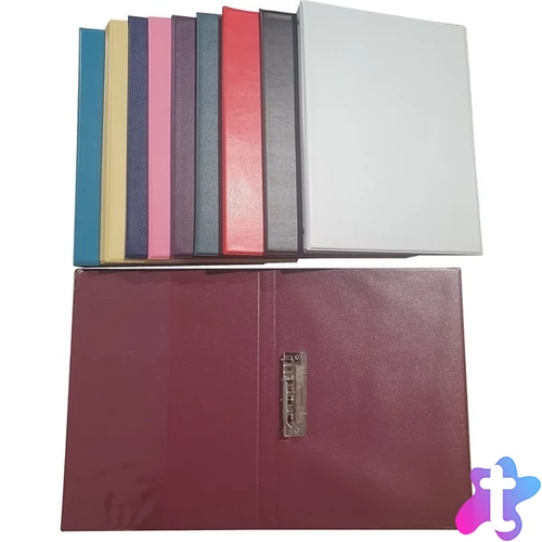 Plastweld PVC A4 bordó kemény hátlapos gyorsfűző