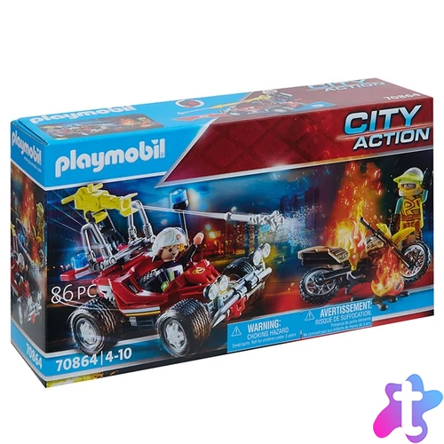 Playmobil 70864 Tűzoltó bevetésen