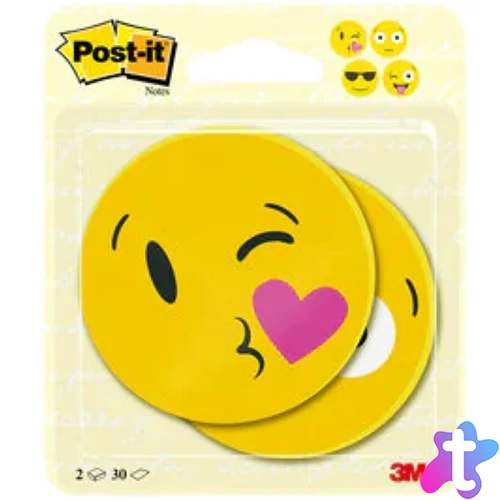 Post-it EMOJI mintájú 2x30lap 70x70mm öntapadó jegyzettömb