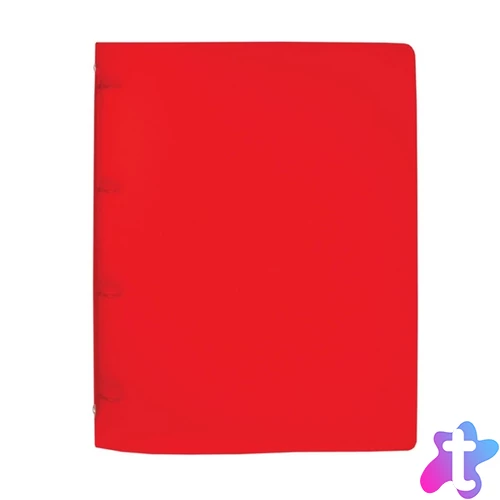 Karton P+P Opaline A4 2cm 4 gyűrűs piros gyűrűskönyv