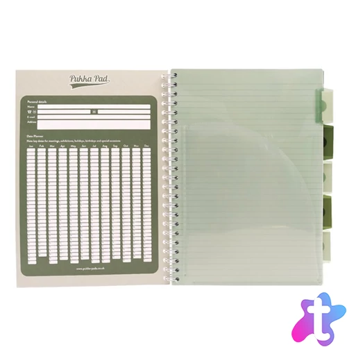 Pukka Pad Project Book Haze A4 PP 200 oldal vonalas spirálfüzet