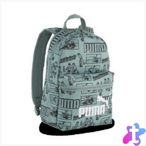 Puma 25 9132401 zöld mintás kicsi hátizsák